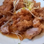 Maruyasu Sakaba - 油淋鶏定食。メインだけ運ばれてきます