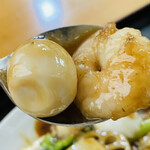 おおとり飯店 - 大好物のうずらの卵にエビ様♫
