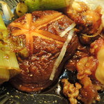 はやぶさ - しぎ焼きの椎茸とタコ