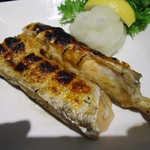 立ち呑み酒場 ピン - 【2013年3月】「鮭のハラス焼き」。