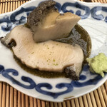 すし匠 - 蒸し鮑 肝ソース