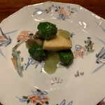 ごだん 宮ざわ - 鮑と絶妙な、取り合わせ。楽し