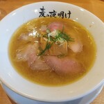 麦の夜明け - 帆立と山椒の中華そば@850