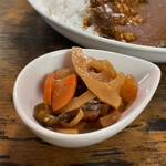 お食事処 だんらん日和 - カレーセット(\1,650)　自家製福神漬