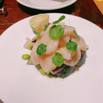 ダ マッサ - ホタテと水ナスのサラダ