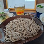 一心庵 - 料理写真:粗挽き十割ざる(越前大野在来)