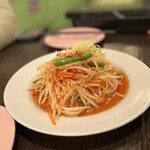sanjoupakuchi- - 本場の味！青パパイヤのサラダ、ソムタム・タイ。辛いけど美味しい♡オススメです！