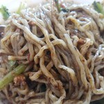 らーめん もんつきかかか - 冷やし黒ごま担担麵　和えます