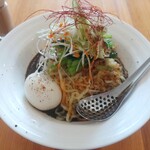 らーめん もんつきかかか - 冷やし黒ごま担担麵