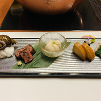 北新地しゃぶしゃぶすき焼き きらく - 前菜盛り合わせ