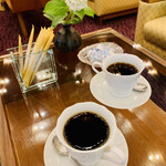 延楽 - チェックアウト前にロビーでドリンクサービス