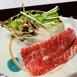 延楽 - 国産和牛出汁しゃぶ　氷見牛