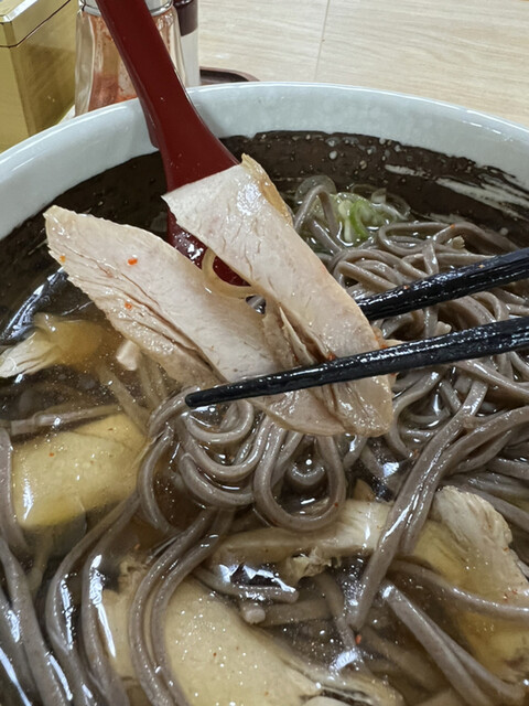 河北名物肉そば処 立花 - 漆山（そば）の写真