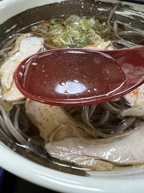 河北名物肉そば処 立花 - 漆山（そば）の写真