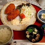 旬菜魚 いなだ - クリームコロッケ定食