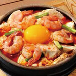 Shrimp sundubu jjigae