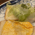 くろんぼ - タマゴトースト（中身）