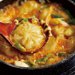 Boiled Gyoza / Dumpling sundubu jjigae