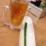 Sapporo Zangi Hompo - ドリンクときゅうり