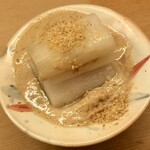 御料理 めなみ - 白ずいきの胡麻和え