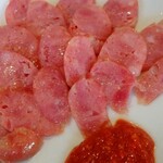 中国家庭料理 大福元 - 香腸 接写