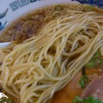 はまんど - 熟醤油ラーメンは細麺を使用