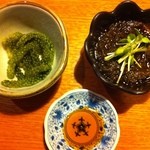 まつもと 本店 - 突き出し（海ぶどうともずく酢）