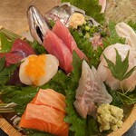 浜焼き海鮮居酒屋 大庄水産 - 大漁刺身定食1,500円