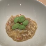 Hakuun - 毛蟹とそら豆の飯蒸し