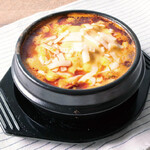 Cheese sundubu jjigae