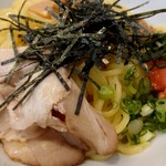 Abura Soba Semmon Tenka Jiken - セットの油そばは、期間限定メニューの冷やし油そばをチョイス