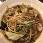 志庵 - こちらもドーンの野菜ラーメン