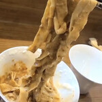 コトノハ - 汁なし担々麺(チーズ〆飯付き)の混ぜ終わり