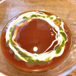 コトノハ - 夏の色・トマトつけ麺のつけ汁