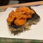 にい留 - 海苔うに乗せ