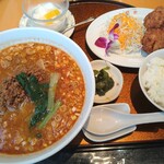 中国四川料理　留苑 - 担々麺セット