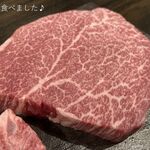 焼肉たかしま - 焼く直前のシャトーブリアン！！！