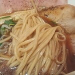 麺屋 穂 - 中華そば麺アップ