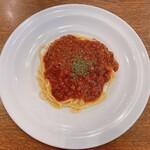 トマト＆オニオン - ミートソーススパゲッティ