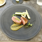 VANNO - 鴨フィレ肉のロースト、ルバーブのソース