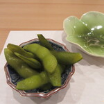 SOBAMAE KUROKI - お通しの「枝豆」