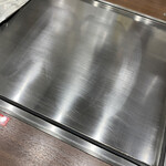 Okonomiyaki Mikawa Tadaya - ピッカピカの鉄板☆