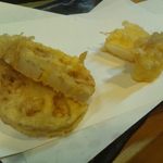 天ぷら 福岡 - れんこん、すみいか