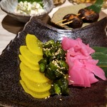 Kyuushuu Jounetsuya - 漬物3種盛り合わせ