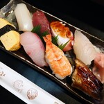 みさを寿司 - 令和4年7月
にぎり並 税込1100円