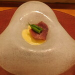 肉割烹 五平 - 八寸 もろこし豆腐(おまかせコース料理)