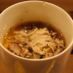 肉割烹 五平 - 蒸物 フォアグラ茶碗蒸し 黒トリュフ(おまかせコース料理)