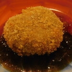 肉割烹 五平 - 揚物 椎茸和牛メンチカツ(おまかせコース料理)