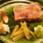 肉割烹 五平 - 焼物 黒毛和牛味噌漬(おまかせコース料理)