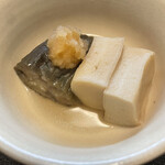 馳走 きむら - 高野豆腐と京田辺市の茄子の煮浸し
